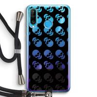 CaseCompany Musketon Skulls: Huawei P30 Lite Transparant Hoesje met koord