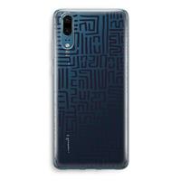 CaseCompany Moroccan Print: Huawei P20 Transparant Hoesje