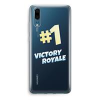 CaseCompany Victory Royale: Huawei P20 Transparant Hoesje