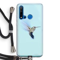 CaseCompany Kolibri: Huawei P20 Lite (2019) Transparant Hoesje met koord