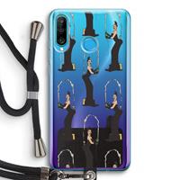 CaseCompany Pop Some Kim: Huawei P30 Lite Transparant Hoesje met koord