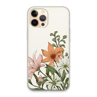 CaseCompany Floral bouquet: iPhone 13 Pro Max Transparant Hoesje