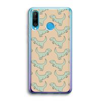 CaseCompany Dinos: Huawei P30 Lite Transparant Hoesje