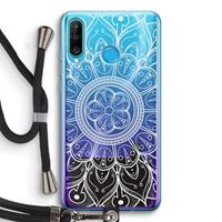 CaseCompany Roses Are Red: Huawei P30 Lite Transparant Hoesje met koord