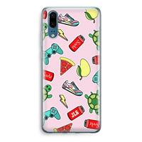CaseCompany Things Jamie Loves: Huawei P20 Transparant Hoesje