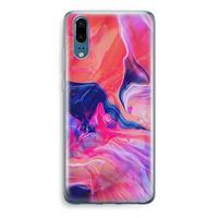 CaseCompany Earth And Ocean: Huawei P20 Transparant Hoesje