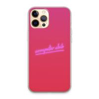 CaseCompany Vice Glow: iPhone 13 Pro Max Transparant Hoesje