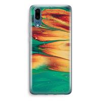CaseCompany Green Inferno: Huawei P20 Transparant Hoesje