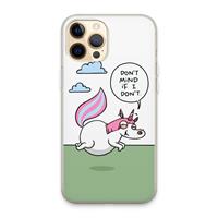 CaseCompany Unicorn: iPhone 13 Pro Max Transparant Hoesje