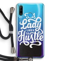 CaseCompany Hustle Lady: Huawei P30 Lite Transparant Hoesje met koord