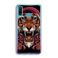 CaseCompany Tiger and Rattlesnakes: Huawei P30 Lite Transparant Hoesje