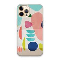 CaseCompany Bold Rounded Shapes: iPhone 13 Pro Max Transparant Hoesje