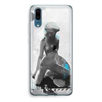 CaseCompany I will not feel a thing: Huawei P20 Transparant Hoesje