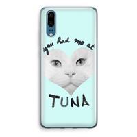 CaseCompany You had me at tuna: Huawei P20 Transparant Hoesje