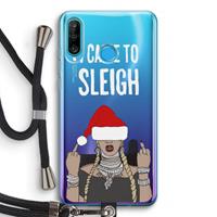 CaseCompany Came To Sleigh: Huawei P30 Lite Transparant Hoesje met koord
