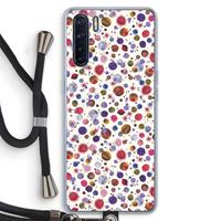 CaseCompany Planets Space: Oppo A91 Transparant Hoesje met koord