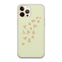 CaseCompany Falling Leaves: iPhone 13 Pro Max Transparant Hoesje