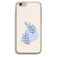 CaseCompany Leaf me if you can: iPhone 6 Plus / 6S Plus Transparant Hoesje