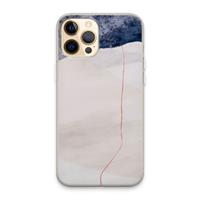 CaseCompany Stone White: iPhone 13 Pro Max Transparant Hoesje