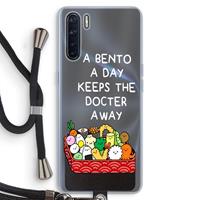 CaseCompany Bento a day: Oppo A91 Transparant Hoesje met koord