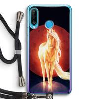 CaseCompany Last Unicorn: Huawei P30 Lite Transparant Hoesje met koord