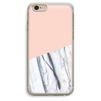 CaseCompany A touch of peach: iPhone 6 Plus / 6S Plus Transparant Hoesje