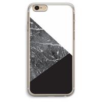CaseCompany Combinatie marmer: iPhone 6 Plus / 6S Plus Transparant Hoesje