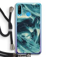 CaseCompany Dreaming About Whales: Huawei P30 Lite Transparant Hoesje met koord
