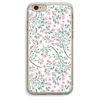 CaseCompany Sierlijke bloemen: iPhone 6 Plus / 6S Plus Transparant Hoesje