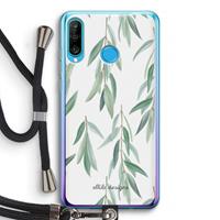 CaseCompany Branch up your life: Huawei P30 Lite Transparant Hoesje met koord