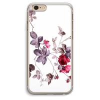 CaseCompany Mooie bloemen: iPhone 6 Plus / 6S Plus Transparant Hoesje