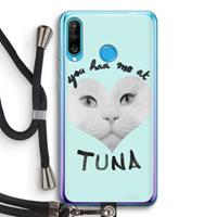 CaseCompany You had me at tuna: Huawei P30 Lite Transparant Hoesje met koord