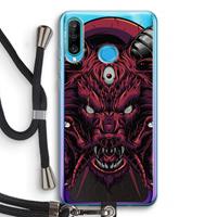 CaseCompany Hell Hound and Serpents: Huawei P30 Lite Transparant Hoesje met koord