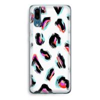 CaseCompany Cheetah color: Huawei P20 Transparant Hoesje
