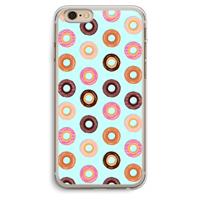 CaseCompany Donuts: iPhone 6 Plus / 6S Plus Transparant Hoesje