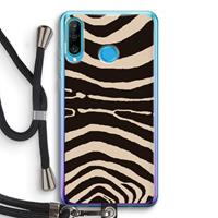 CaseCompany Arizona Zebra: Huawei P30 Lite Transparant Hoesje met koord
