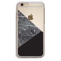 CaseCompany Combinatie marmer: iPhone 6 Plus / 6S Plus Transparant Hoesje