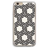 CaseCompany Geometrisch patroon: iPhone 6 Plus / 6S Plus Transparant Hoesje