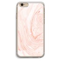 CaseCompany Peach bath: iPhone 6 Plus / 6S Plus Transparant Hoesje