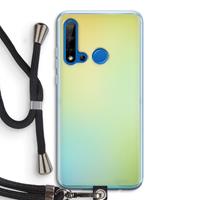 CaseCompany Minty mist pastel: Huawei P20 Lite (2019) Transparant Hoesje met koord