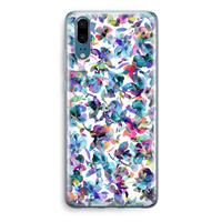 CaseCompany Hibiscus Flowers: Huawei P20 Transparant Hoesje