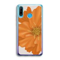 CaseCompany Orange Ellila flower: Huawei P30 Lite Transparant Hoesje