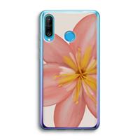 CaseCompany Pink Ellila Flower: Huawei P30 Lite Transparant Hoesje