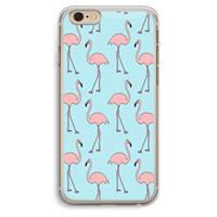 CaseCompany Anything Flamingoes: iPhone 6 Plus / 6S Plus Transparant Hoesje