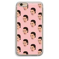 CaseCompany Ugly Cry Call: iPhone 6 Plus / 6S Plus Transparant Hoesje
