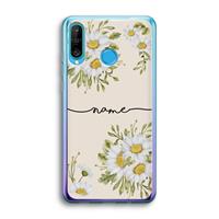 CaseCompany Daisies: Huawei P30 Lite Transparant Hoesje