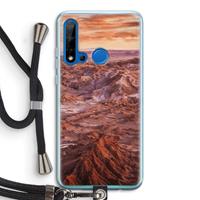 CaseCompany Mars: Huawei P20 Lite (2019) Transparant Hoesje met koord