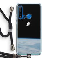 CaseCompany Alone in Space: Huawei P20 Lite (2019) Transparant Hoesje met koord