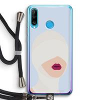 CaseCompany Incognito: Huawei P30 Lite Transparant Hoesje met koord