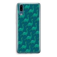 CaseCompany Diplodocus: Huawei P20 Transparant Hoesje